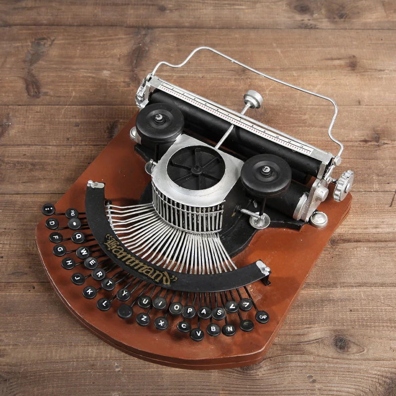 Retro Typewriter Model old-fashioned Handicrafts Craetive furnishing articles Coffee shop Photo Props Home Decoration
Retro Typewriter Model old-fashioned Handicrafts Craetive furnishing articles Coffee shop Photo Props Home Decoration