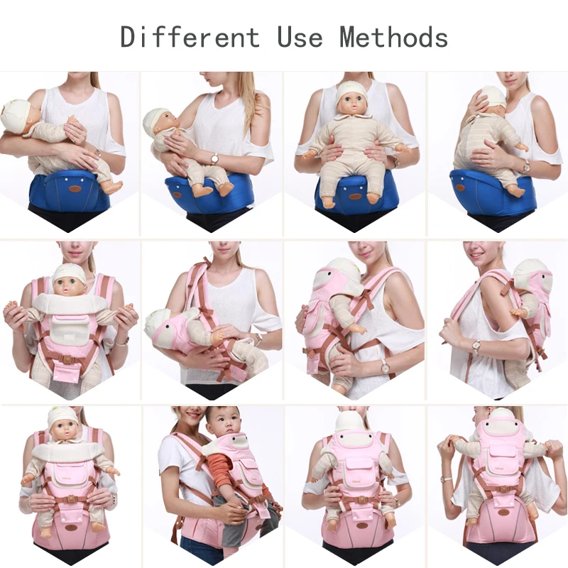 Baby Carriers Ergonomic Infant Backpack Baby Care Hip Seat Toddler Slings Kangaroo Baby Hipseats For Newborn (11)