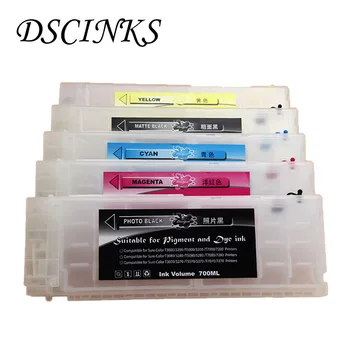 700ml Refill ink cartridge For EPSON T3000 T5000 T7000 T3200 T5200 T7200 T3270 T5270 T7270 printer With new firmware Update Chip
700ml Refill ink cartridge For EPSON T3000 T5000 T7000 T3200 T5200 T7200 T3270 T5270 T7270 printer With new firmware Update Chip