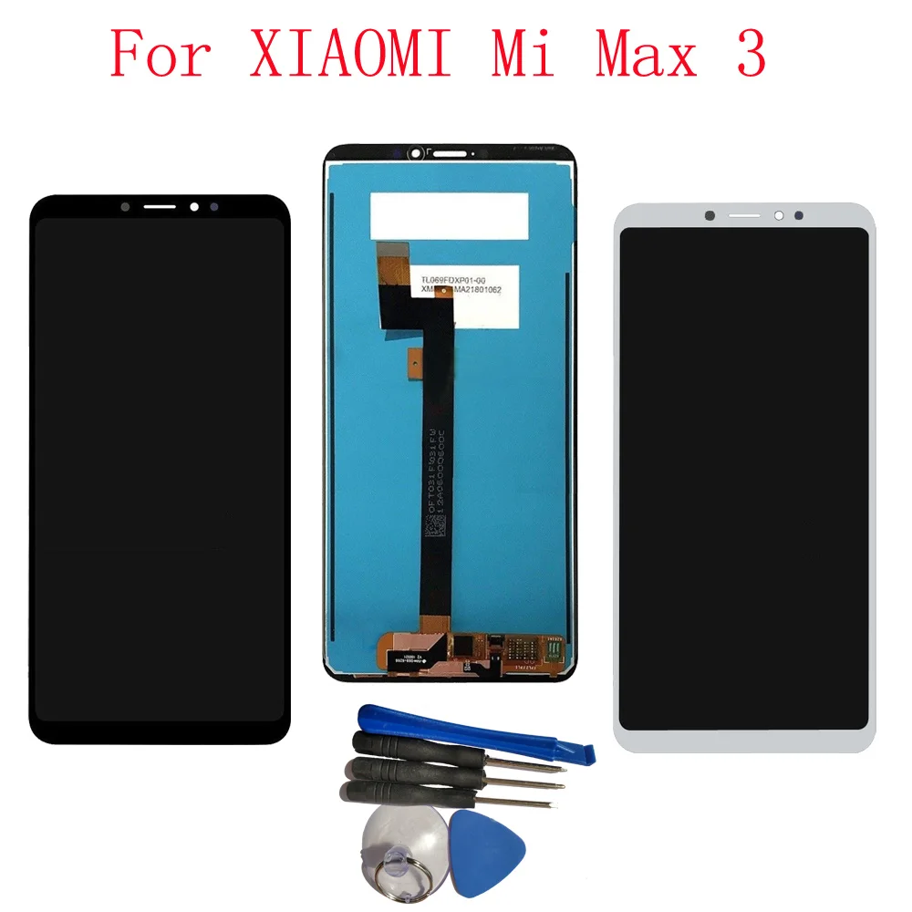 Tested New 6.9" For Xiaomi Mi Max 3 LCD Display Touch Screen Digitizer Assembly Replacement With Tools
Tested New 6.9" For Xiaomi Mi Max 3 LCD Display Touch Screen Digitizer Assembly Replacement With Tools