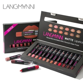 12pcs/lot Lipstick Set Matte Lipstick Waterproof Long Lasting Nutritious Velvet Lip Stick Tint Nude Cosmetics Lip Makeup Set
12pcs/lot Lipstick Set Matte Lipstick Waterproof Long Lasting Nutritious Velvet Lip Stick Tint Nude Cosmetics Lip Makeup Set