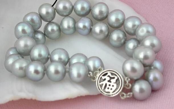 huij 001209 BEAUTIFUL 8" 10-11mm gray freshwater pearl bracelet bangle 925silver Natural >>free shipping
huij 001209 BEAUTIFUL 8" 10-11mm gray freshwater pearl bracelet bangle 925silver Natural >>free shipping