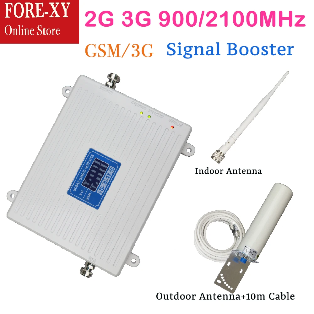 GSM 900 2100 WCDMA dual Band Booster 2G 3G 65dB Mobile Cellular Signal Amplifier Cell Phone Repeater with antenna indoor outdoor 
GSM 900 2100 WCDMA dual Band Booster 2G 3G 65dB Mobile Cellular Signal Amplifier Cell Phone Repeater with antenna indoor outdoor
