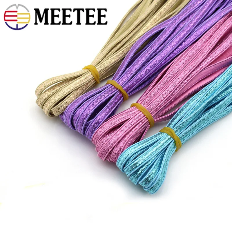 7M 6mm Gold Silver Elastic Bands High Quality Elastic Cord Ropes Rubber Band Webbings For Hair Bow Garment DIY Sewing Crafts
7M 6mm Gold Silver Elastic Bands High Quality Elastic Cord Ropes Rubber Band Webbings For Hair Bow Garment DIY Sewing Crafts