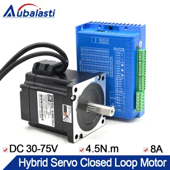 4.5N.M Closed loop step-servo motor 86J1880EC-1000+ Hybrid step-servo driver 2HSS86H input voltage VAC24-75V VDC30-110V
4.5N.M Closed loop step-servo motor 86J1880EC-1000+ Hybrid step-servo driver 2HSS86H input voltage VAC24-75V VDC30-110V