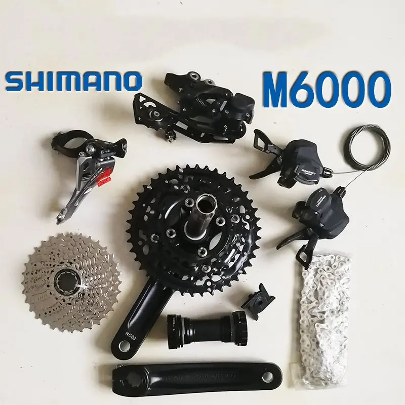 SHIMANO Deore M6000 3x10 Speed MTB Bike Bicycle Groupset 3pcs/7pcs small/middle 42T
SHIMANO Deore M6000 3x10 Speed MTB Bike Bicycle Groupset 3pcs/7pcs small/middle 42T