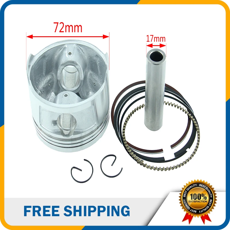 72mm 17mm Pin Ring Piston Set for 250cc CF Motor Engine ATV Pocket Bike Buggy HH-136
72mm 17mm Pin Ring Piston Set for 250cc CF Motor Engine ATV Pocket Bike Buggy HH-136