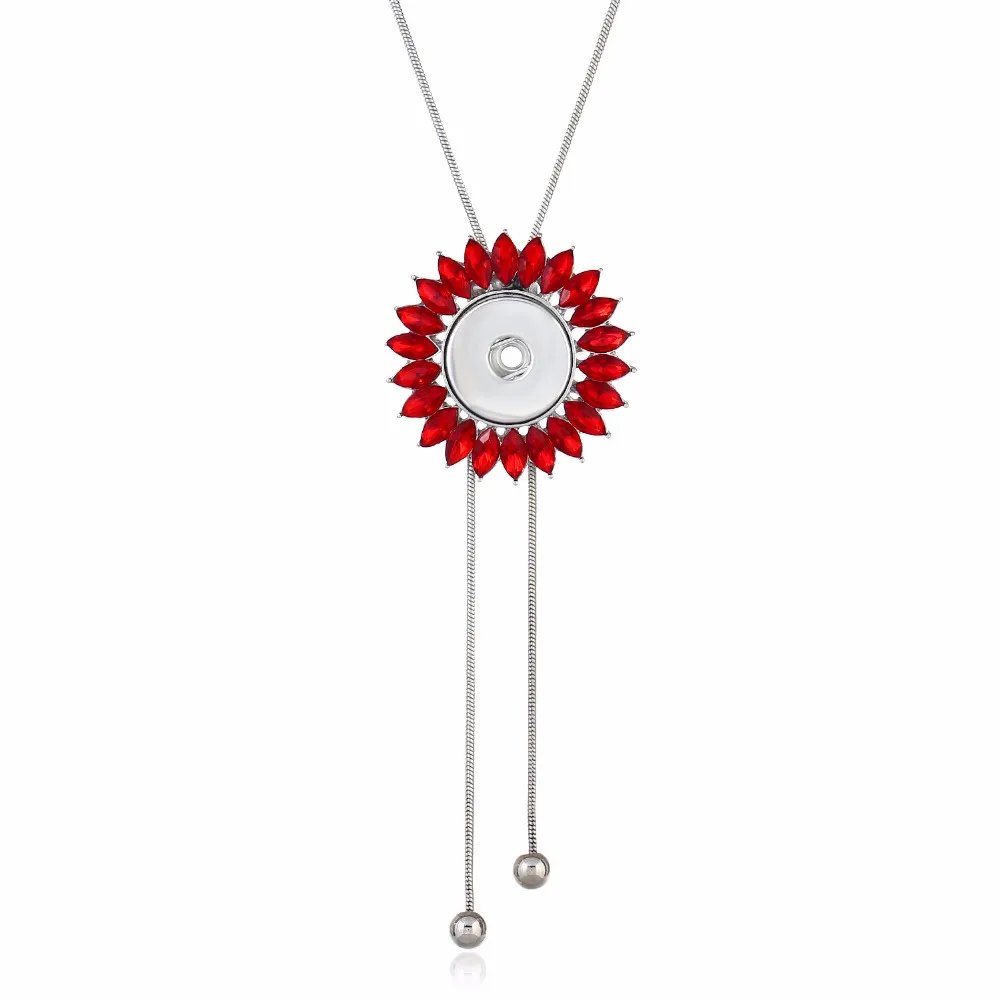 18MM Snap Pendant Necklace With White Rhinestone Sunflower Pattern adjustable Stretch Necklace Fit Snap Buttons Necklace IB074
18MM Snap Pendant Necklace With White Rhinestone Sunflower Pattern adjustable Stretch Necklace Fit Snap Buttons Necklace IB074