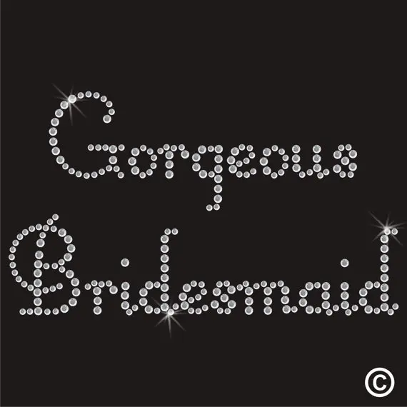2pc/lot Wedding Gorgeous Bridesmaid design stone hot fix rhinestone applique designs iron on transfer hot fix iron on for shirt
2pc/lot Wedding Gorgeous Bridesmaid design stone hot fix rhinestone applique designs iron on transfer hot fix iron on for shirt