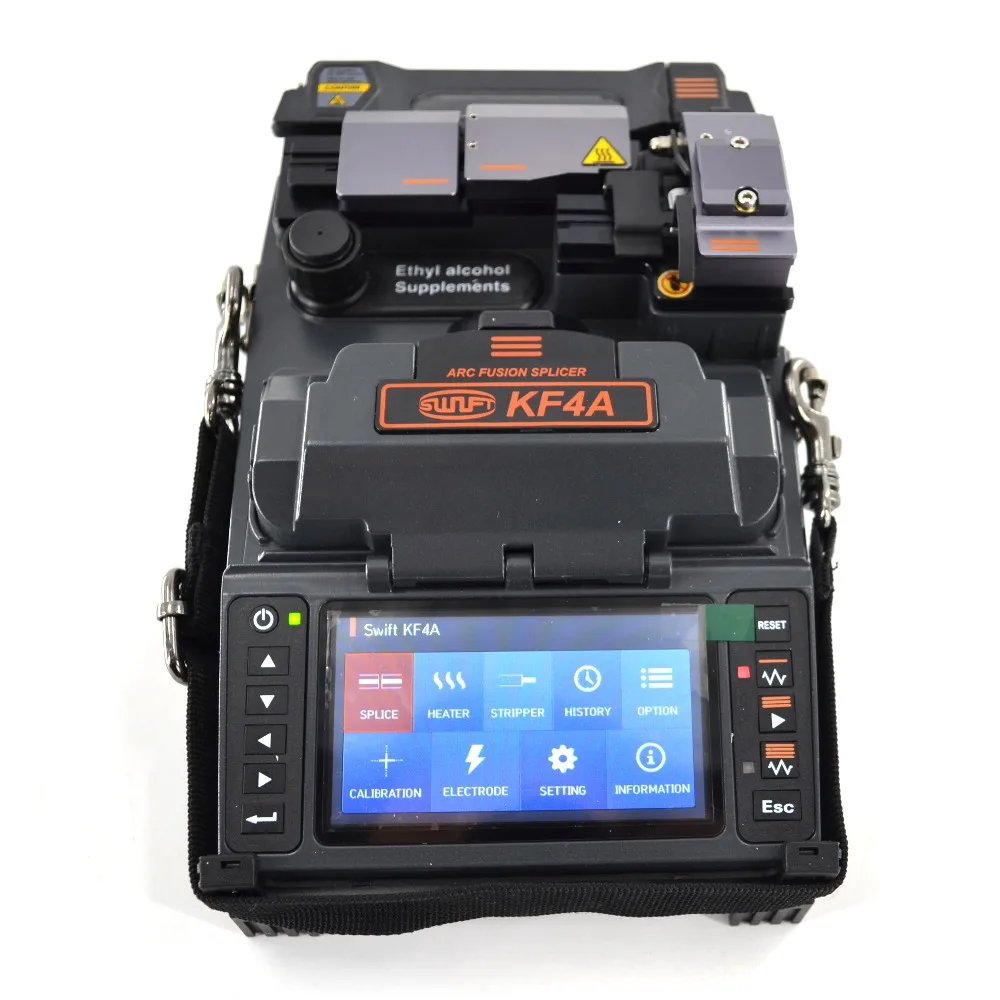 ILSINTECH Swift KF4A Active Cladding Alignment Fiber Fusion Splicer optical fiber Splicing machine with Automatic Motor Drive
ILSINTECH Swift KF4A Active Cladding Alignment Fiber Fusion Splicer optical fiber Splicing machine with Automatic Motor Drive