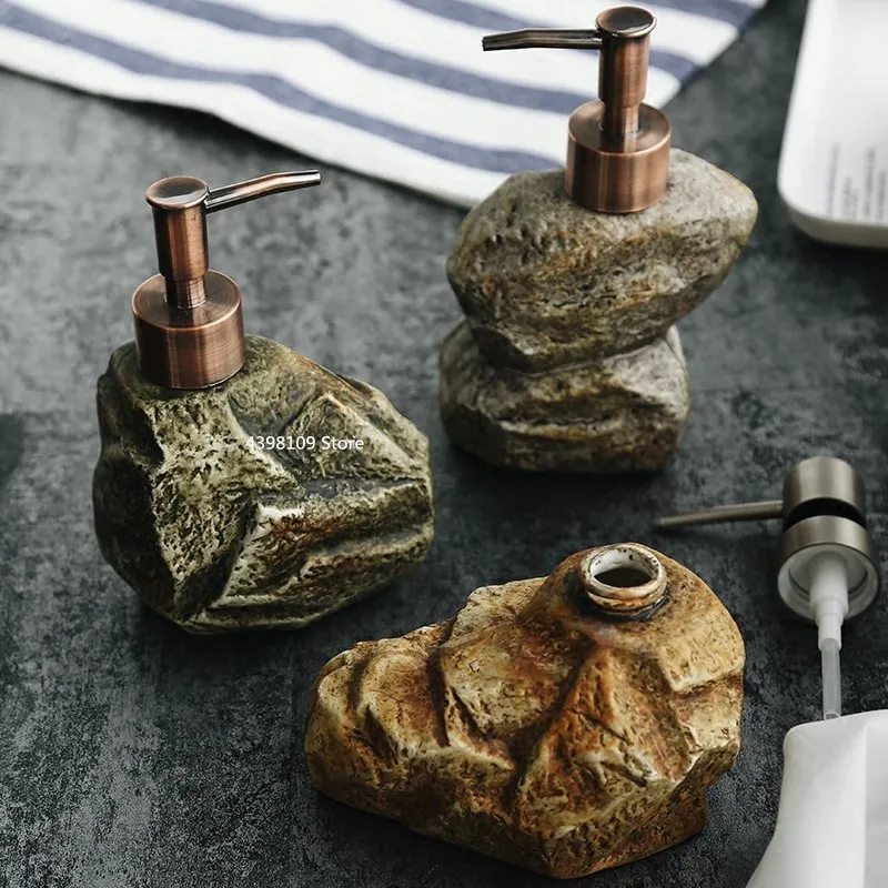 1pcs 2018 hot new ceramic retro stone shampoo bottle for hotel bathroom lotion bottle portable soap dispenser household items
1pcs 2018 hot new ceramic retro stone shampoo bottle for hotel bathroom lotion bottle portable soap dispenser household items