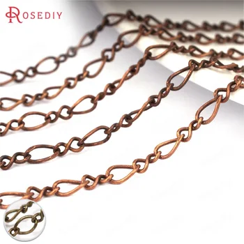 (20259)5 meters width:3.5MM Copper Twisted Link Chains Figaro Chain Necklace Chain Diy Jewelry Findings Accessories Wholesale
(20259)5 meters width:3.5MM Copper Twisted Link Chains Figaro Chain Necklace Chain Diy Jewelry Findings Accessories Wholesale