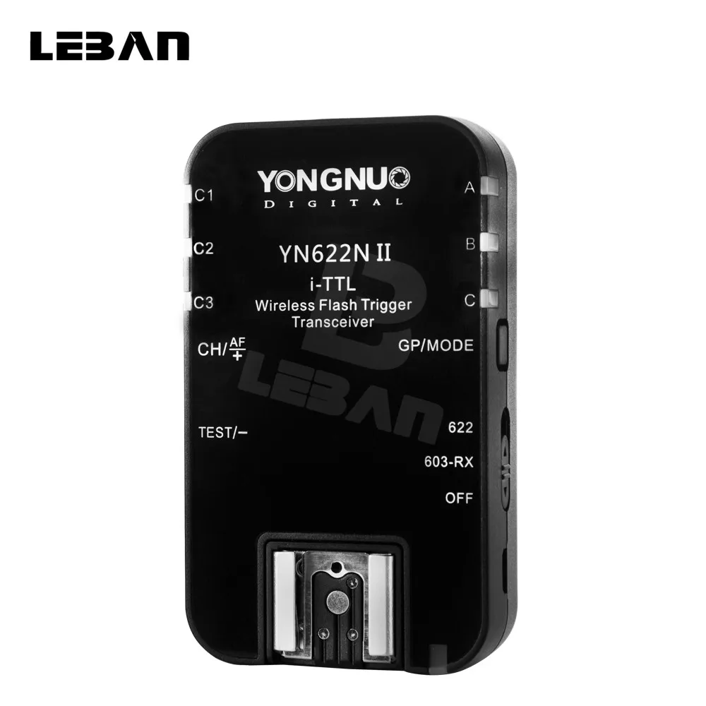 

Yongnuo YN-622N II Single Transceiver YN 622N Wireless TTL Flash Trigger For Nikon D70 D70S D80 D90 D200 D300 D300S D600 D800