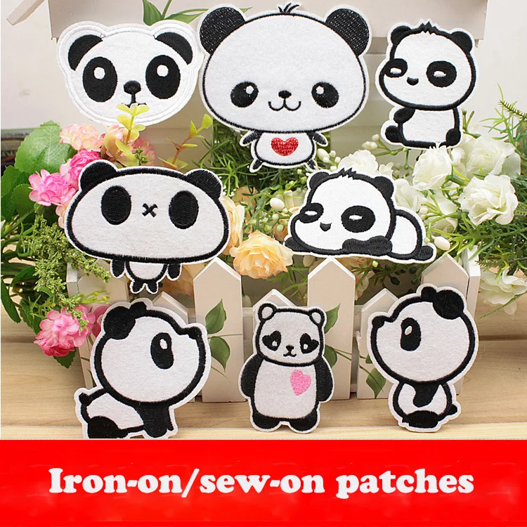 Cloth Patches Cute Panda Designs Applique Embroidery Flower Patches Cloth Iron On/Sew On Patch
Cloth Patches Cute Panda Designs Applique Embroidery Flower Patches Cloth Iron On/Sew On Patch