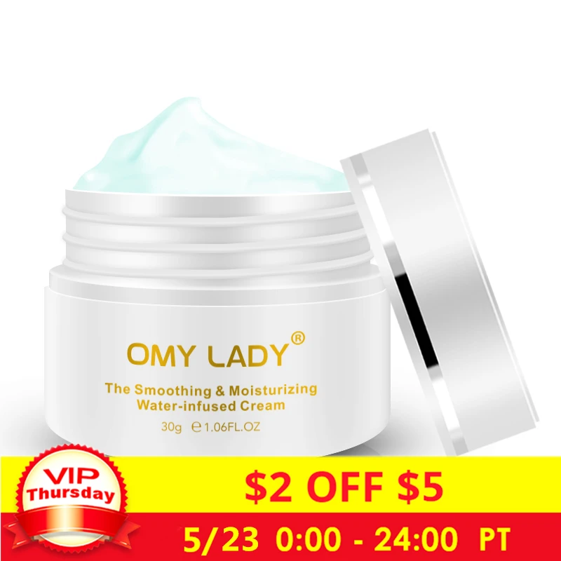 OMYLADY Smoothing&Moisturizing Face Cream Skin Care Essence Infused Water Tender Skin Anti-Aging Wrinkle Remove Hyaluronic Acid
OMYLADY Smoothing&Moisturizing Face Cream Skin Care Essence Infused Water Tender Skin Anti-Aging Wrinkle Remove Hyaluronic Acid
