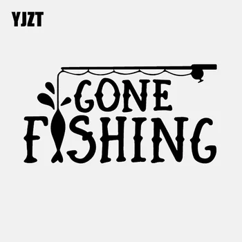 YJZT 15.8CM*8.2CM Gone Fishing Car Sticker Fishing Rod Car Window Vinyl Decal Black/Silver C24-0648
YJZT 15.8CM*8.2CM Gone Fishing Car Sticker Fishing Rod Car Window Vinyl Decal Black/Silver C24-0648
