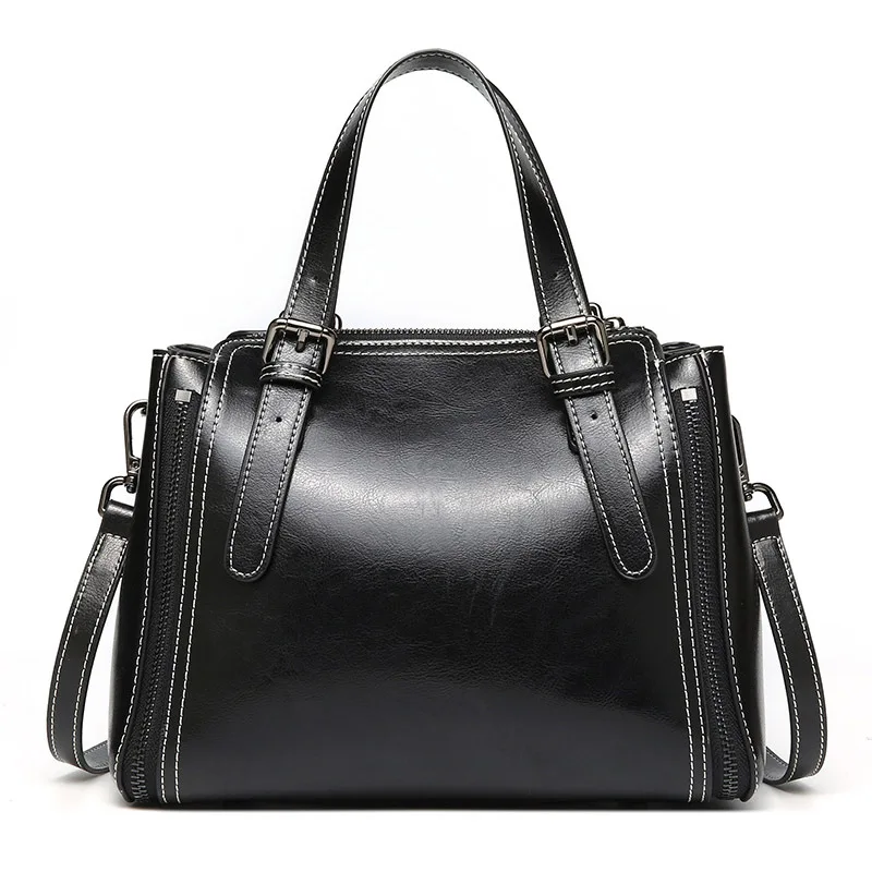 New ladies fashion personality cross section Messenger bag Atmospheric retro leather large capacity shoulder bag
New ladies fashion personality cross section Messenger bag Atmospheric retro leather large capacity shoulder bag