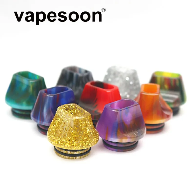 vapesoon Unique Design Color 810 Epoxy Resin Drip Tip For 810 RDA RTA Atomizer With Double O Ring Mushroom Head Flat Mouthpiece
vapesoon Unique Design Color 810 Epoxy Resin Drip Tip For 810 RDA RTA Atomizer With Double O Ring Mushroom Head Flat Mouthpiece