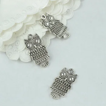 15pcs alloy Tibetan Silver Plated owl Charms Pendants for Jewelry Making DIY Handmade Craft 24*13mm 2159
15pcs alloy Tibetan Silver Plated owl Charms Pendants for Jewelry Making DIY Handmade Craft 24*13mm 2159