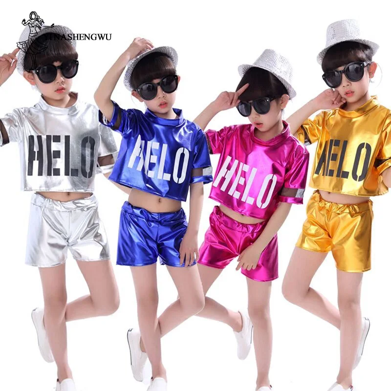 Children Jazz Dance Costumes Glisten Boys Girls Hip-hop Modern Dance Performances Clothing Set Kids Jazzy Dance Wear Fashion
Children Jazz Dance Costumes Glisten Boys Girls Hip-hop Modern Dance Performances Clothing Set Kids Jazzy Dance Wear Fashion