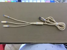3 in 1 USB Cable Type-C Cable For Lightning USB Cable For iPhone 6S Plus 5S For LG G4 G5 For Leeco Le PRO 3 USB Data Cable