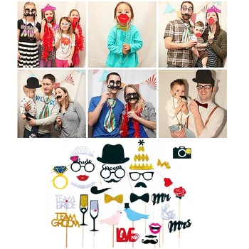 Besegad 31pcs Funny Wedding Party Photo Booth Props DIY Printed Cards Photobooth Props Supplies Accessories Kit
Besegad 31pcs Funny Wedding Party Photo Booth Props DIY Printed Cards Photobooth Props Supplies Accessories Kit