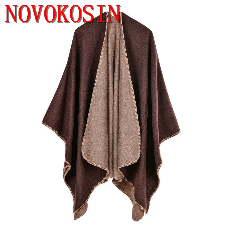 RS9 Women Scarf Wrap Shawl Blanket Cloak 130*150cm Faux Cashmere Solid Poncho Cape Lady Knit Shawl Cape 7 Colors
RS9 Women Scarf Wrap Shawl Blanket Cloak 130*150cm Faux Cashmere Solid Poncho Cape Lady Knit Shawl Cape 7 Colors
