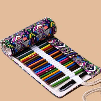 National Canvas School Pencil Case 36 Holes Roll Up Pencil Bag Portable Pencil Box School Supplies material escolar
National Canvas School Pencil Case 36 Holes Roll Up Pencil Bag Portable Pencil Box School Supplies material escolar