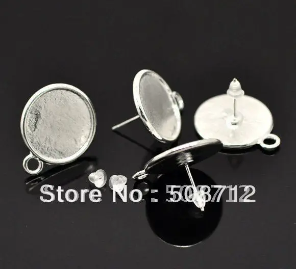 Free shipping!!! silver Plated post pierced earring findings 14mm pad,Earrins base,Earrings post
Free shipping!!! silver Plated post pierced earring findings 14mm pad,Earrins base,Earrings post