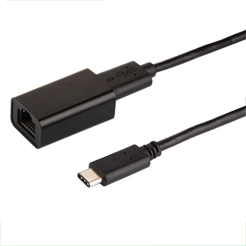 USB 3.1 Type C to 1Gbps Gigabit Ethernet LAN Network Adapter USB-C to RJ45 100/1000Mbps Converter Cable For Macbook 2015 2016
USB 3.1 Type C to 1Gbps Gigabit Ethernet LAN Network Adapter USB-C to RJ45 100/1000Mbps Converter Cable For Macbook 2015 2016