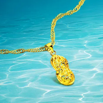 2017 New Arrival Necklaces For Women;Real Plated 24K Gold Longevity Fruit Necklaces Pendants Jewelry Water Wave Chain Wholesale
2017 New Arrival Necklaces For Women;Real Plated 24K Gold Longevity Fruit Necklaces Pendants Jewelry Water Wave Chain Wholesale