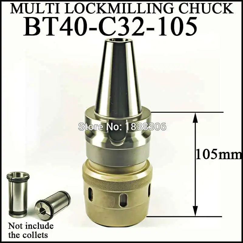 1pcs BT40 C32 CNC Machine powerfull chuck tool holder collet milling clamp Drill Bit Endmills Cutting Tools End milling
1pcs BT40 C32 CNC Machine powerfull chuck tool holder collet milling clamp Drill Bit Endmills Cutting Tools End milling
