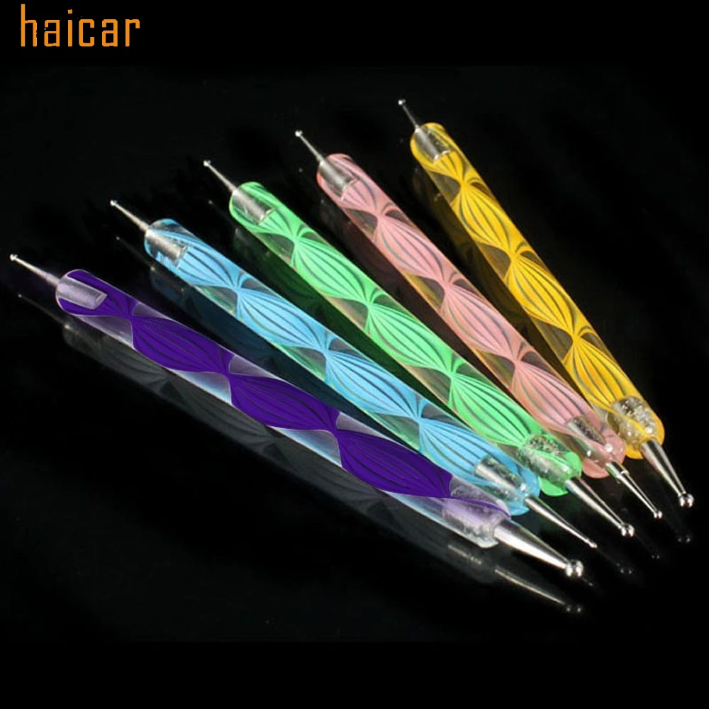 HAICAR Love Beauty Female 5PCS Multi Coloured Double Ended Nail Art Dotting/Marbleizing Manicure Tools 180314 drop ship
HAICAR Love Beauty Female 5PCS Multi Coloured Double Ended Nail Art Dotting/Marbleizing Manicure Tools 180314 drop ship