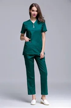 2017 New Arrival Fashion Design Women's Short Sleeve Medical Scrub Uniforms Set Beauty Spa Working Clothes Medical Clothing Gown
2017 New Arrival Fashion Design Women's Short Sleeve Medical Scrub Uniforms Set Beauty Spa Working Clothes Medical Clothing Gown