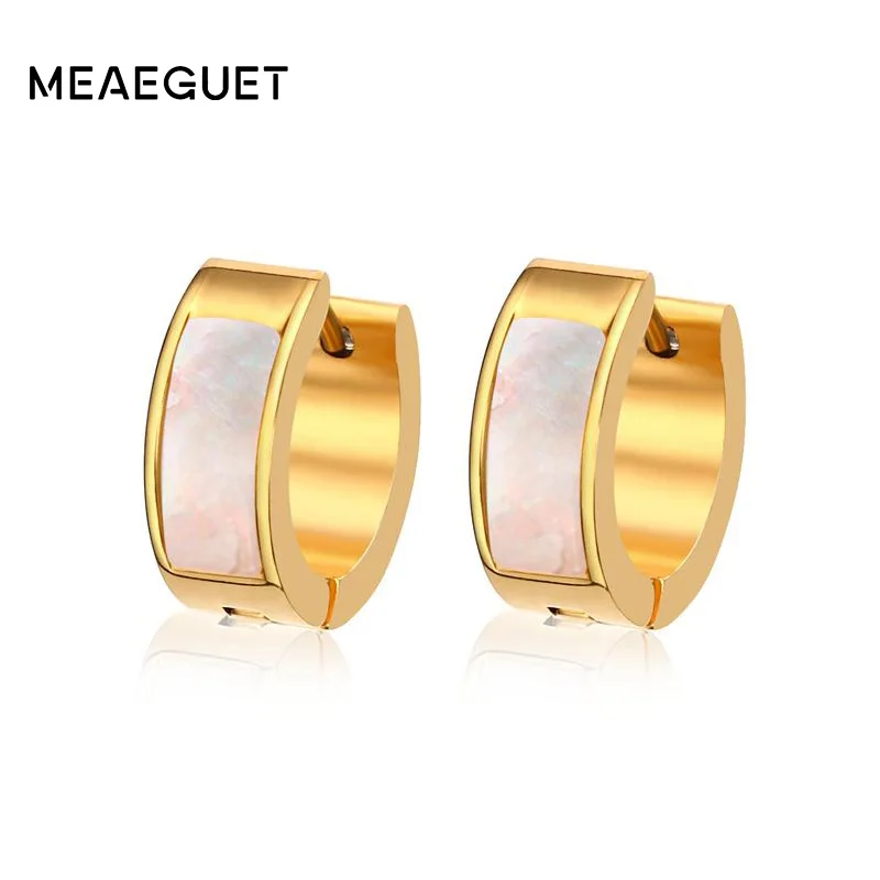 Meaeguet Gold Color Shell Round Stud Earrings For Women Small Circles Huggies Ear Jewelry
Meaeguet Gold Color Shell Round Stud Earrings For Women Small Circles Huggies Ear Jewelry