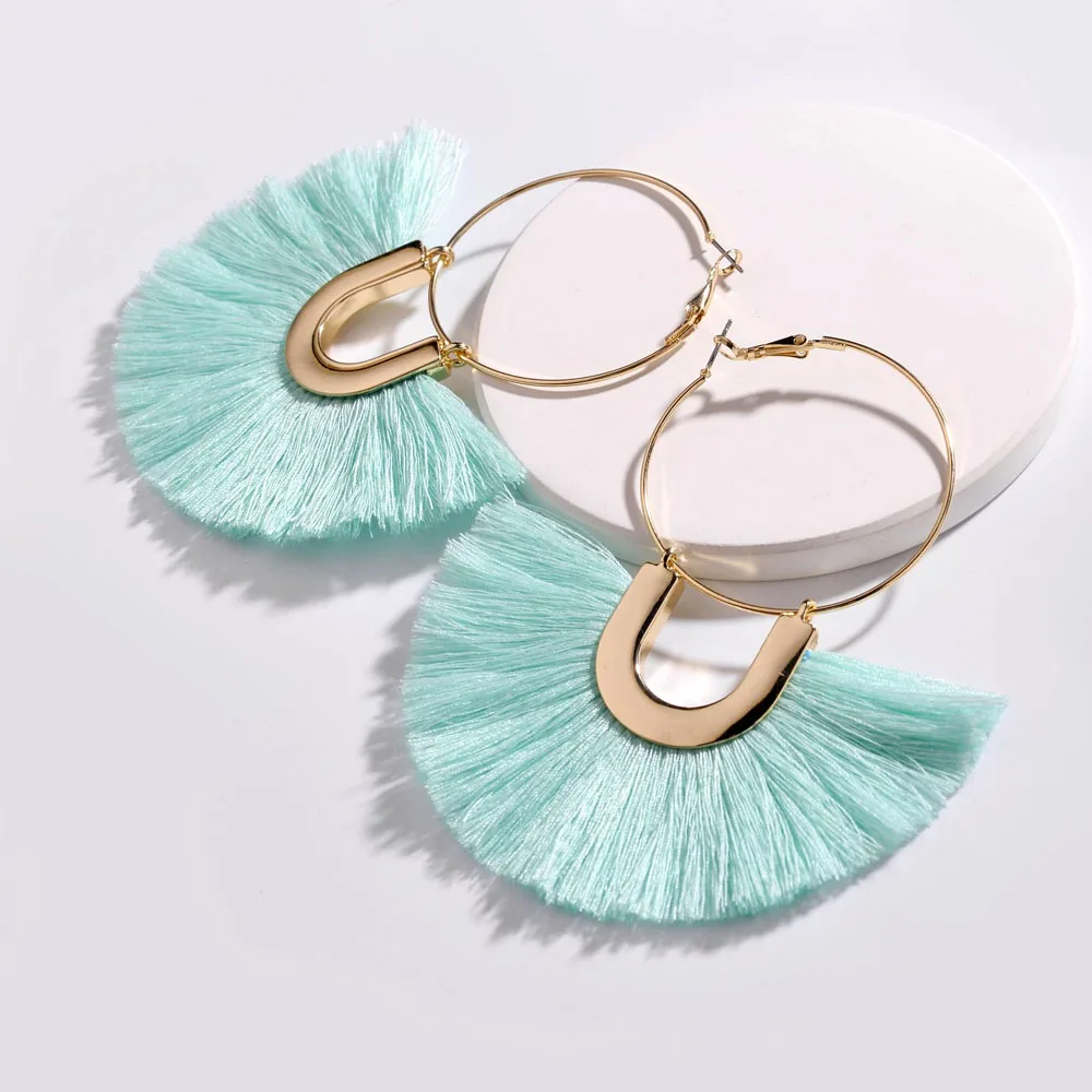 2018 Earrings Curved Hoop Tassel Earrings Ethnic Fringe Earring For Women Fashion Za Hanging Earings Brincos
2018 Earrings Curved Hoop Tassel Earrings Ethnic Fringe Earring For Women Fashion Za Hanging Earings Brincos