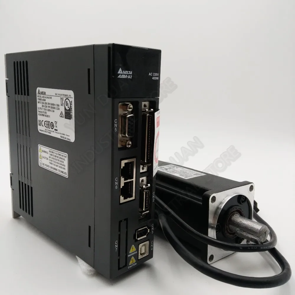 Delta A2 750W Canopen 220V 2.39Nm 3000rpm NEMA32 80MM ASD-A2-0721-M ECMA-C10807SS AC Servo Motor With Brake Drive Kits
Delta A2 750W Canopen 220V 2.39Nm 3000rpm NEMA32 80MM ASD-A2-0721-M ECMA-C10807SS AC Servo Motor With Brake Drive Kits