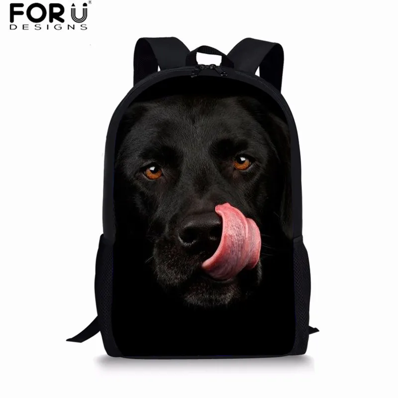 FORUDESIGNS Animal Black Dog Great Dane/Pug Dog/Pit Bull/French Bulldog Print Children School Bags for Primary Student Book Bags
FORUDESIGNS Animal Black Dog Great Dane/Pug Dog/Pit Bull/French Bulldog Print Children School Bags for Primary Student Book Bags