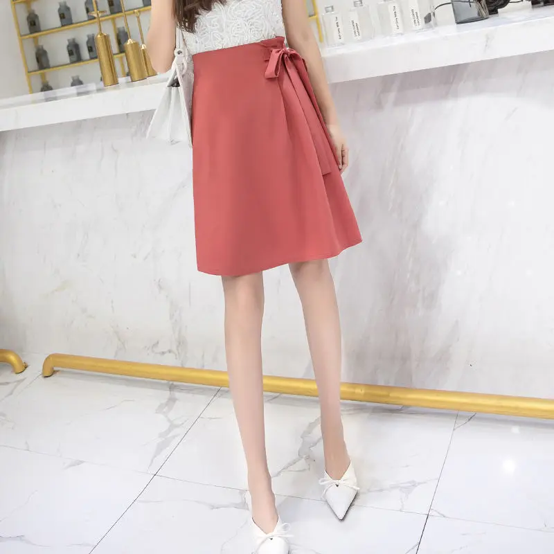 2019 Spring Summer Women Chiffon Skirt Elegant Lace Up Midi Skirts Irregular High Waist Office Jupe Femme Faldas Mujer Moda
2019 Spring Summer Women Chiffon Skirt Elegant Lace Up Midi Skirts Irregular High Waist Office Jupe Femme Faldas Mujer Moda