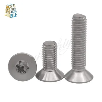 50Pcs ISO14581 GB2673 M2 M2.5 M3 M4 304 Stainless Steel Torx Countersunk Screw Six-Lobe Flat Head Machine Security Screws
50Pcs ISO14581 GB2673 M2 M2.5 M3 M4 304 Stainless Steel Torx Countersunk Screw Six-Lobe Flat Head Machine Security Screws