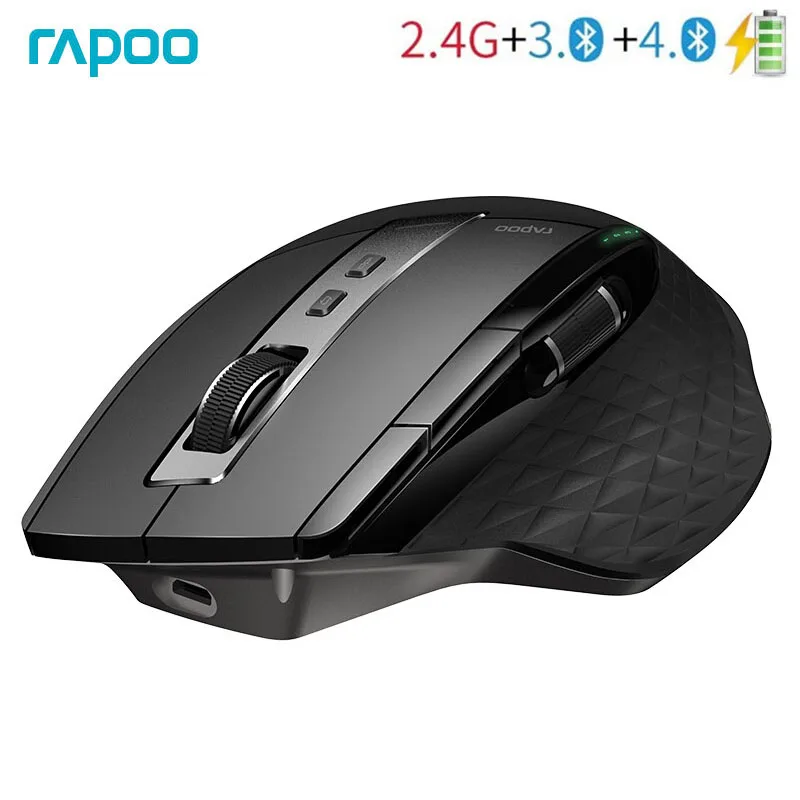 Rapoo MT750S Original Wireless Mouse Rechargeable Multi-Mode Bluetooth Mouse for Business Office
Rapoo MT750S Original Wireless Mouse Rechargeable Multi-Mode Bluetooth Mouse for Business Office