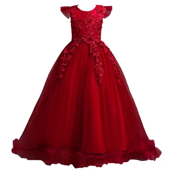 4-14 Years Kids Dress for Girls Wedding Tulle Lace Long Girl Dress Elegant Princess Party Pageant Formal Gown for Teen Children
4-14 Years Kids Dress for Girls Wedding Tulle Lace Long Girl Dress Elegant Princess Party Pageant Formal Gown for Teen Children