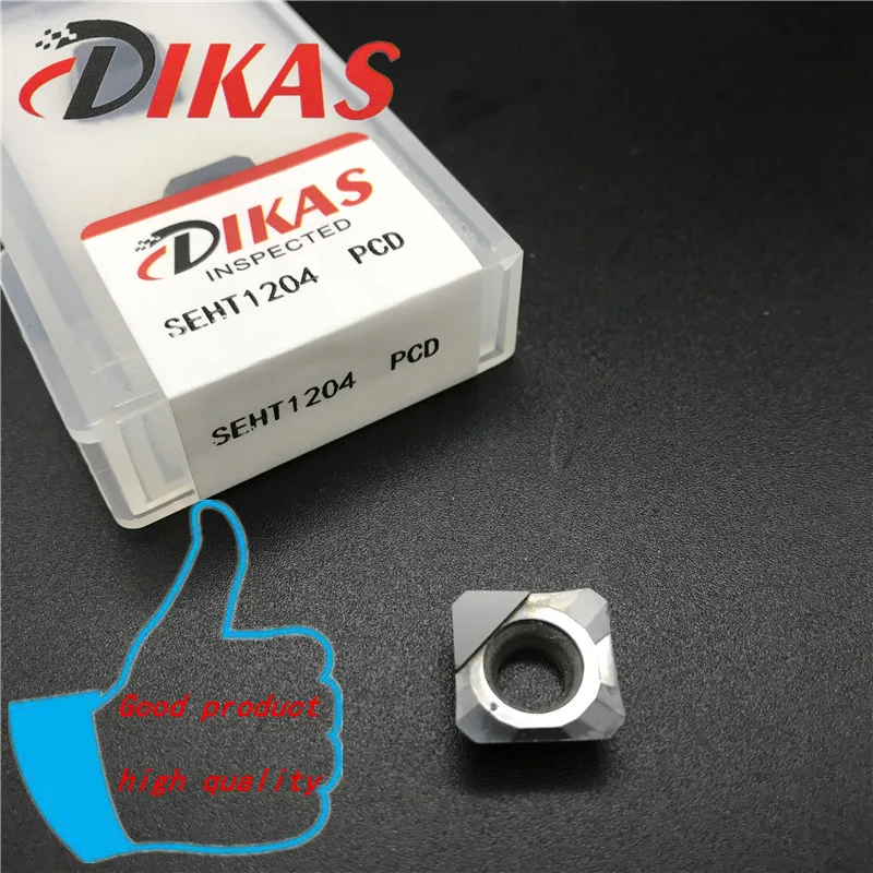 2PCS Diamond Inserts SEHT1204 PCD Diamond Blade cnc tools Processing of non-ferrous metals Aluminum and Copper processing
2PCS Diamond Inserts SEHT1204 PCD Diamond Blade cnc tools Processing of non-ferrous metals Aluminum and Copper processing