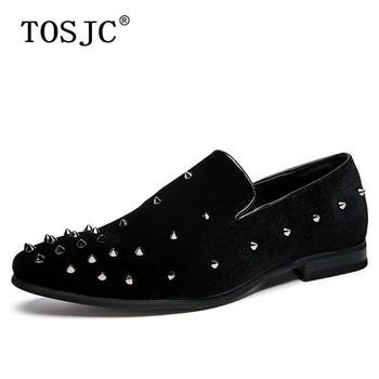 TOSJC Fashion Rivet Paillette Loafers Bling Shining Sequins Moccasins Male Luxury Corduroy Dress Shoes Men Flats Wedding Shoes
TOSJC Fashion Rivet Paillette Loafers Bling Shining Sequins Moccasins Male Luxury Corduroy Dress Shoes Men Flats Wedding Shoes