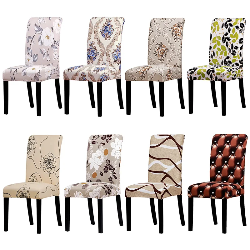 Printing chair cover Stretch Removable Washable Chair Covers Protector Seat Slipcovers for Dining Room hotel banquet 39 
Printing chair cover Stretch Removable Washable Chair Covers Protector Seat Slipcovers for Dining Room hotel banquet 39