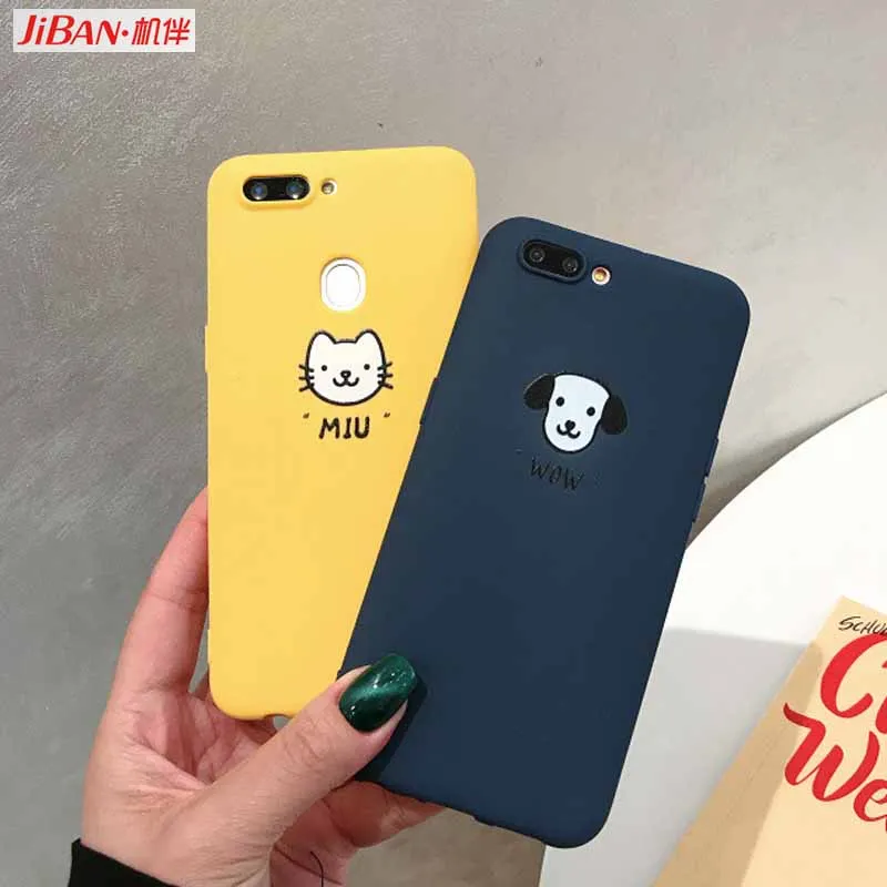 JIBAN Cute Cartoon couple Phone Case for OPPO r9s r9splus r11 r11s r11plus r11splus r17 a57 a59 a3 a5 Cover Cat Dog Case Capa
JIBAN Cute Cartoon couple Phone Case for OPPO r9s r9splus r11 r11s r11plus r11splus r17 a57 a59 a3 a5 Cover Cat Dog Case Capa