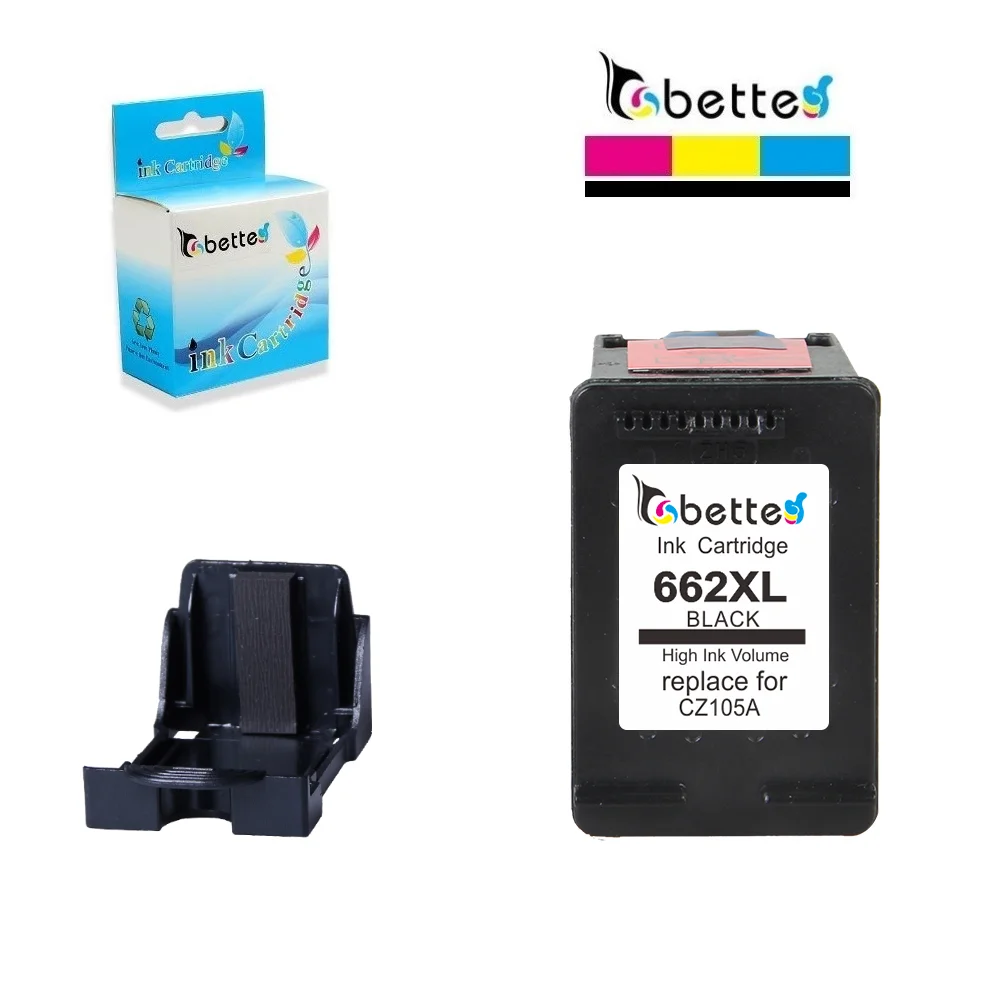Black Cartridge for HP 662 XL hp662 Deskjet Ink Advantage 2545 2546 2548 2640 2645 2646 2648 3515 3540 3545 3546 3548 4510 4515
Black Cartridge for HP 662 XL hp662 Deskjet Ink Advantage 2545 2546 2548 2640 2645 2646 2648 3515 3540 3545 3546 3548 4510 4515