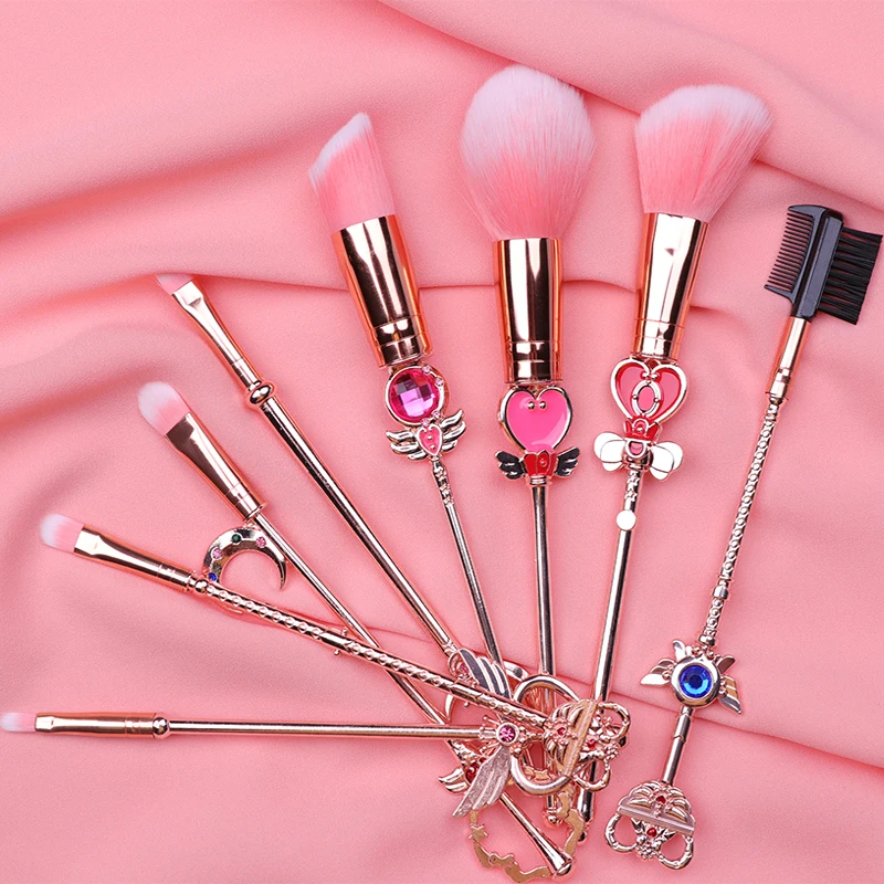 Cardcaptor Sakura Makeup Brush Set blush eye shadow brush concealer brush Sailor Moon pretty makeup tool warrior
Cardcaptor Sakura Makeup Brush Set blush eye shadow brush concealer brush Sailor Moon pretty makeup tool warrior