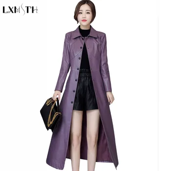 LXMSTH 5XL Plus Size Faux Leather Trench Coat Long Women Fall 2019 Single Breasted Ladies Pu Trench Coat Female A Line Jaceket
LXMSTH 5XL Plus Size Faux Leather Trench Coat Long Women Fall 2019 Single Breasted Ladies Pu Trench Coat Female A Line Jaceket