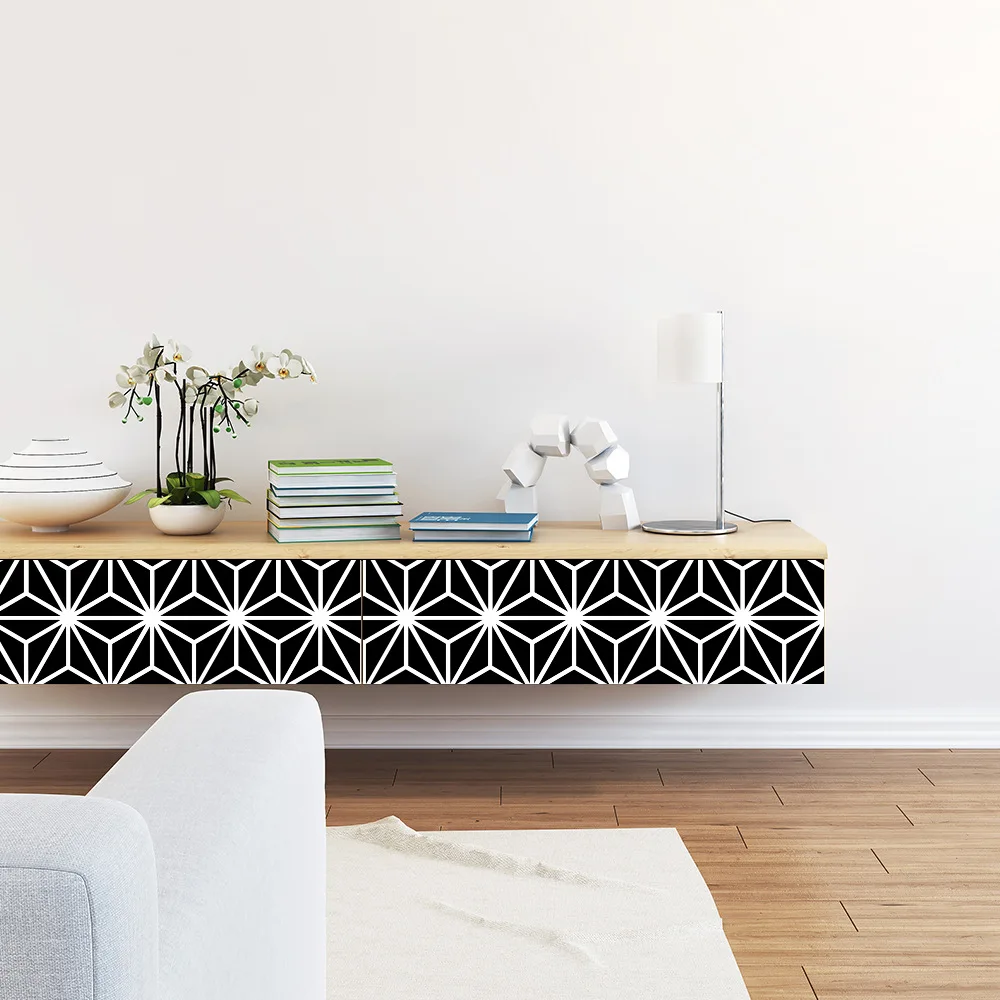 Funlife Black White Geometry Wallpaper,Waterproof Self adhesive Wall Sticker for Living room Office,Art Decal DIY Home Decor
Funlife Black White Geometry Wallpaper,Waterproof Self adhesive Wall Sticker for Living room Office,Art Decal DIY Home Decor